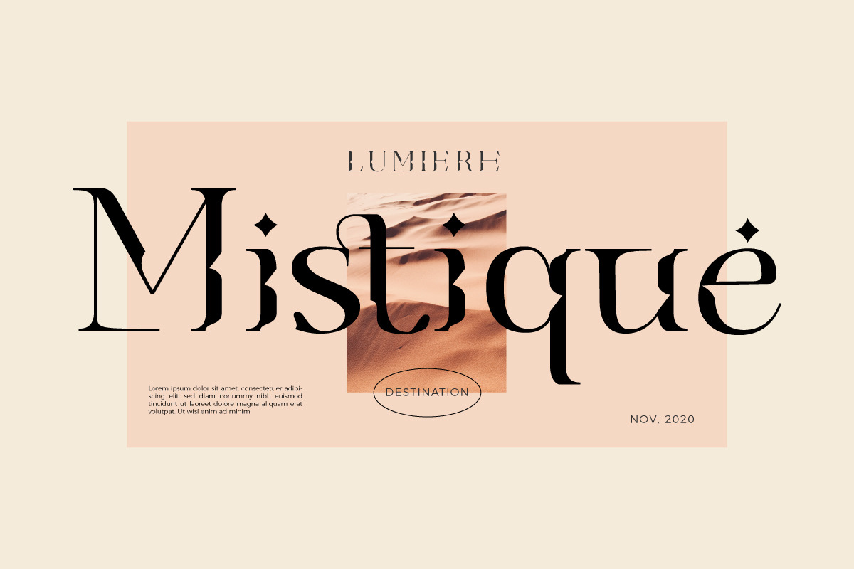Gigxa - Stylist Chic Serif Ligature, a Sans Serif Font by Identy Studio (Photo 10 of 15)