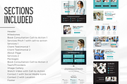 Medical Clinic Canva Website, a Landing Page Template by Kromatic Design Studio (Thumbnail 2 of 8)