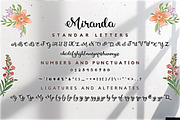 Miranda Font Modern Script, a Script Font by Ahmad Pkp Studio (Thumbnail 8 of 9)