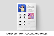 1 Page Influencer Media Kit Template, a Presentation Template by CoCreatorDesigns (Thumbnail 3 of 7)