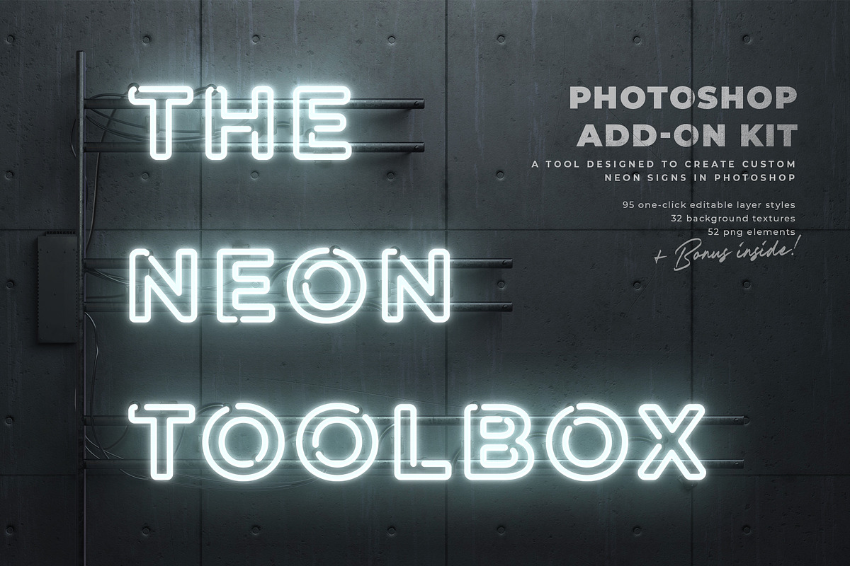 The Neon Toolbox, a Layer Style Add-On by MiksKS (Photo 1 of 29)