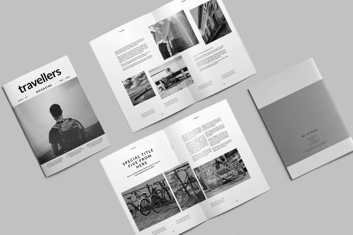 Travellers Magazine, a Magazine Template by Firtana (Photo 10 of 14)