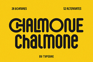 Chalmone - Condensed Rounded Font