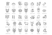 Veterinarian icon set, an Outline Icon by Tettygreen (Thumbnail 1 of 2)
