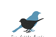 Two Little Birds Logo, a Branding & Logo Template by WeavaBird (Thumbnail 1 of 2)