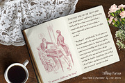 Miss Elizabeth Script, a Script Font by Ornaments of Grace (Thumbnail 7 of 12)