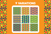 Flat Floral Seamless Pattern 3, a Pattern Graphic by WM48 Shop (Thumbnail 5 of 5)