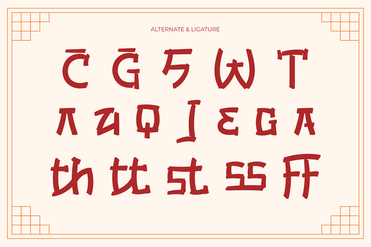 Hangzhou - Modern Chinese Font, a Handwritten Font by Inviline.co (Photo 5 of 12)