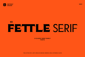 ED Fettle Serif