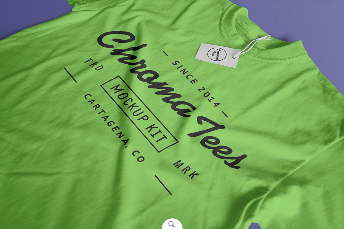 Chromatees Mockup T-Shirts, a Shirt Mockup by GraphicHero (Photo 7 of 7)