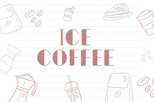 Ice Coffee Handwriting Font, a Handwritten Font by Ruddean2109