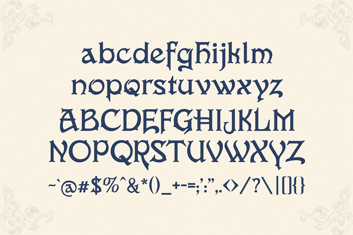 Evarose - Victorian Era Typeface, a Blackletter Font by HipFonts (Photo 3 of 10)