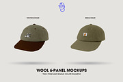 Wool 6-Panel Hat Cap Mockup, a Hat Mockup by DRGSTUDIO (Thumbnail 6 of 8)