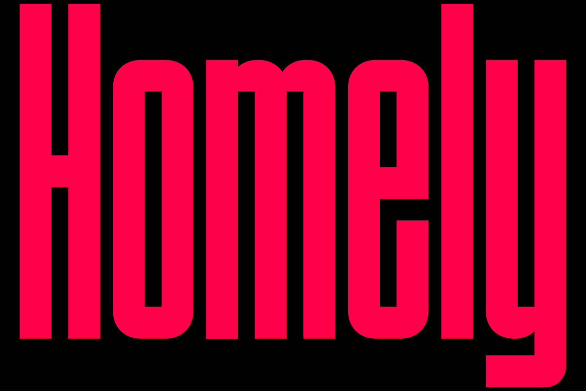 Homely | Condensed Font, a Font by Fateh.Lab (Photo 1 of 12)