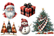 Plaid Christmas Clipart, an Illustration by Designworld (Thumbnail 4 of 6)