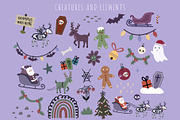 Spooky Christmas Map Creator, a Decorative Illustration by CpSnowy (Thumbnail 5 of 11)