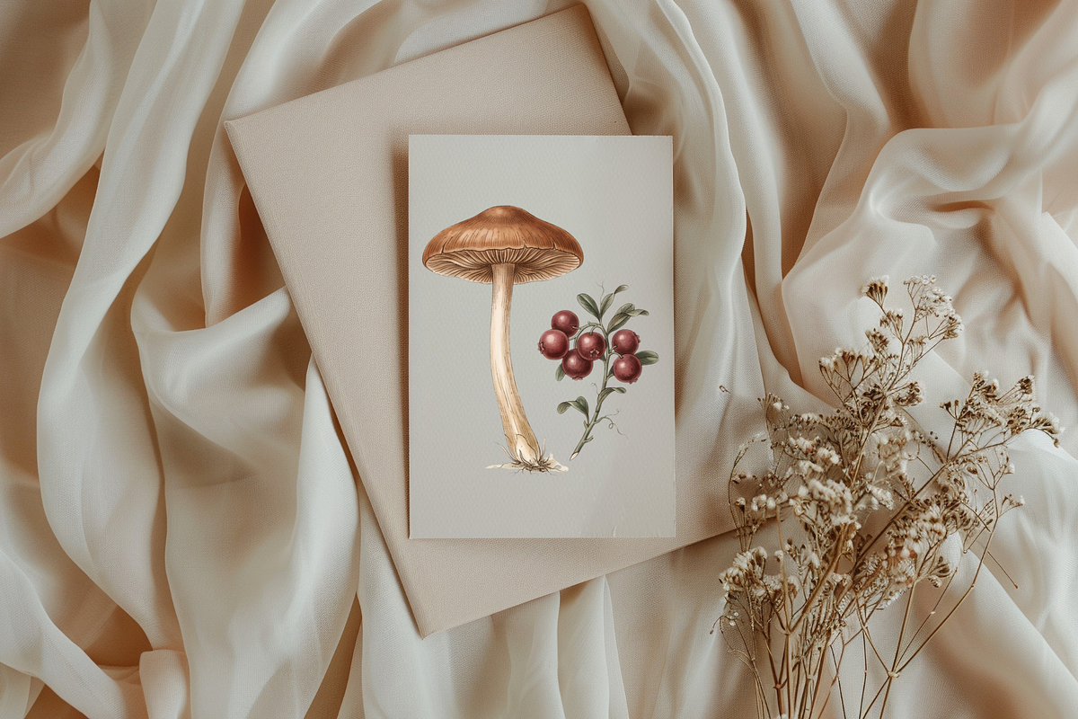 Vintage Mushroom Illustrations, a Decorative Illustration by youtoview (Photo 12 of 13)