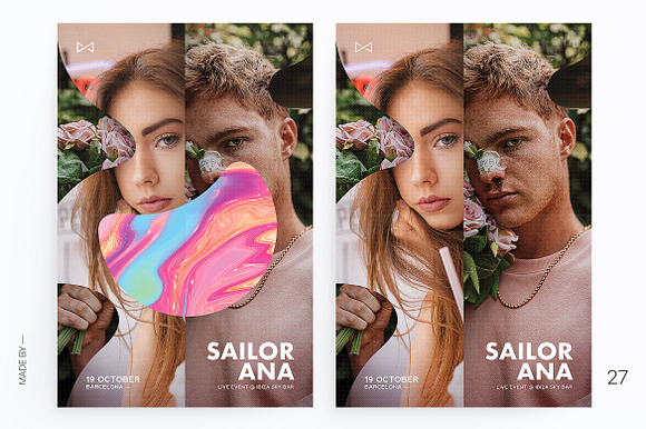 Liquid Portrait Poster preview 3