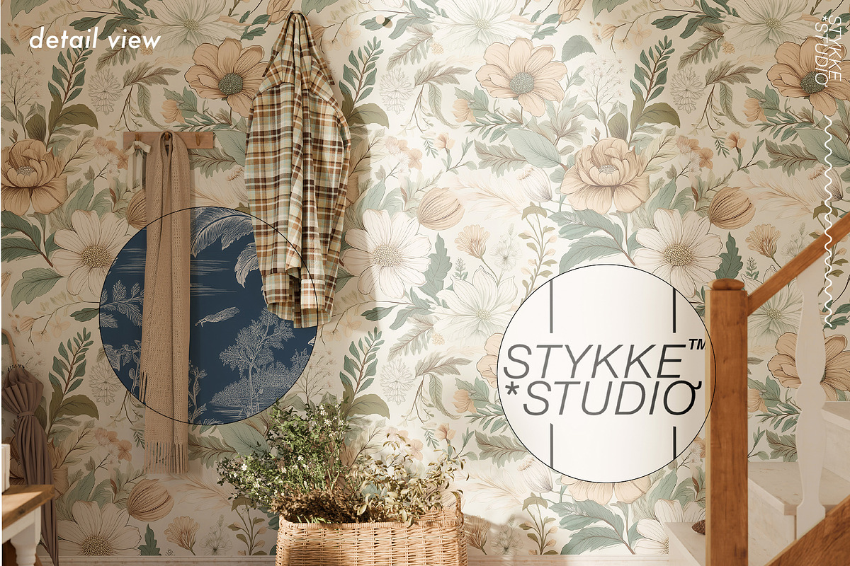 Autumn Farmhouse | WALLPAPER MOCKUP, a Household Mockup by Stykke Studio (Photo 5 of 22)