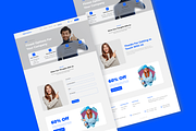 Digital Solutions - Website Template, a Wireframe Template by RPWDS (Thumbnail 5 of 5)