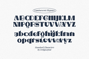 Luminescent Elegance Font, a Sans Serif Font by Erifqizefont (Thumbnail 10 of 21)
