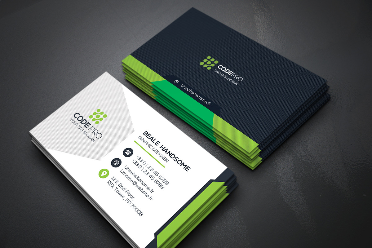 Business Card, a Business Card Template by Genereux Art (Photo 3 of 4)