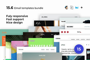 15 Email templates bundle VI