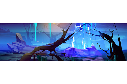 Magic portal in fantasy game, an Illustration by art PVP - market