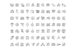 Social Media Advertising Icons, an Object Illustration by Tettygreen