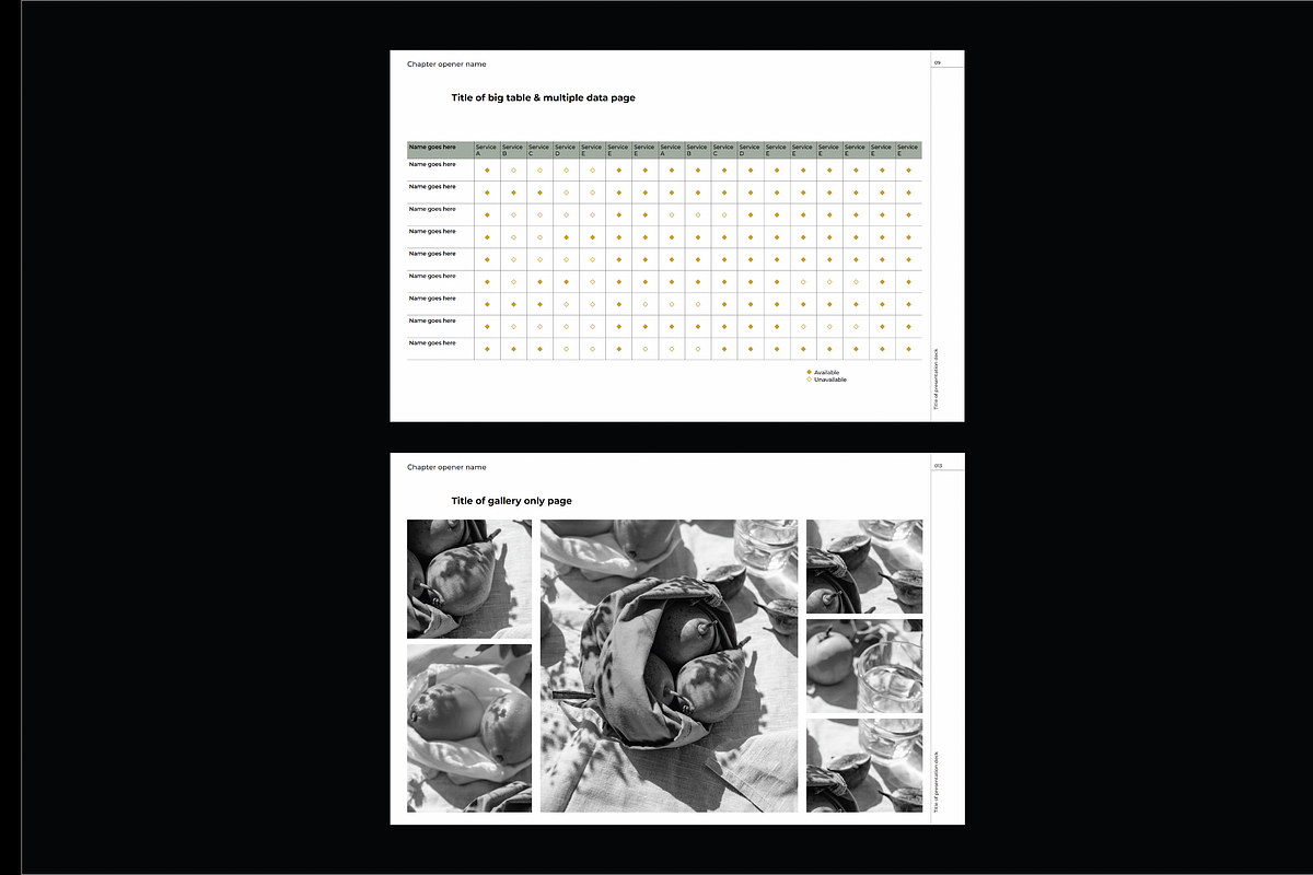 Presentation Template for InDesign preview 4