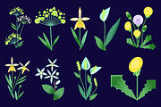 Summer flowers set – 87+ elements, a Decorative Illustration by Schumacher Shop (Thumbnail 10 of 26)