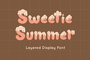 Sweetie Summer - Display Font, a Handwritten Font by Attype (Thumbnail 1 of 8)