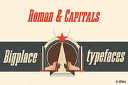 Bigplace, Roman & Caps, a Slab Serif Font by deFharo (Thumbnail 5 of 11)