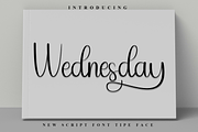Wednesday, a Handwritten Font by FreshTypeINK (Thumbnail 1 of 8)