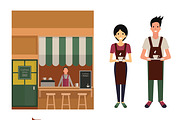 People character and coffee, a Food Illustration by Smiley Creative (Thumbnail 5 of 5)