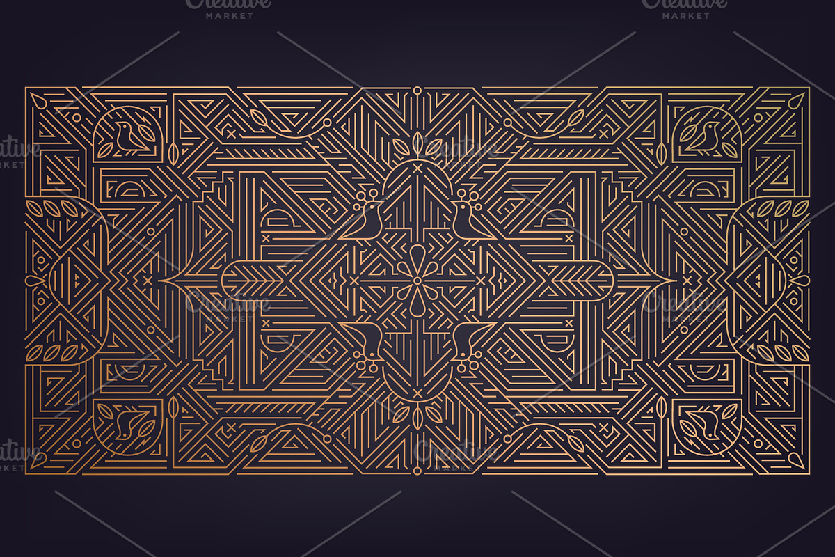 Art Deco Patterns, Frames, a Decorative Illustration by Marylia (Photo 7 of 18)