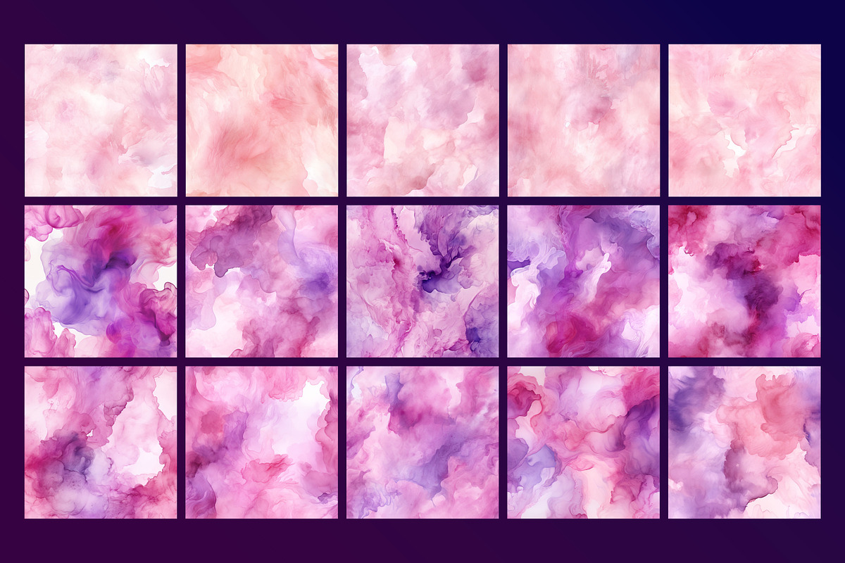 Pink Watercolor Seamless Pattern, a Pattern Graphic by Forhadx5 (Photo 4 of 5)