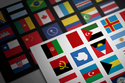 Square Flags (230 Vector Flags), a Solid Icon by alpercakici (Thumbnail 2 of 4)