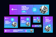 Creative Agency Web Banner Ads Set, an UI Kit Template by CreativeShaper (Thumbnail 4 of 4)