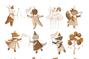 Vintage nursery. Baby collection, an Animal Illustration by polikarpovaart (Thumbnail 8 of 18)