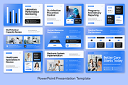 Blue White Medical Report Powerpoint, a Presentation Template by Sixtemp (Thumbnail 3 of 3)
