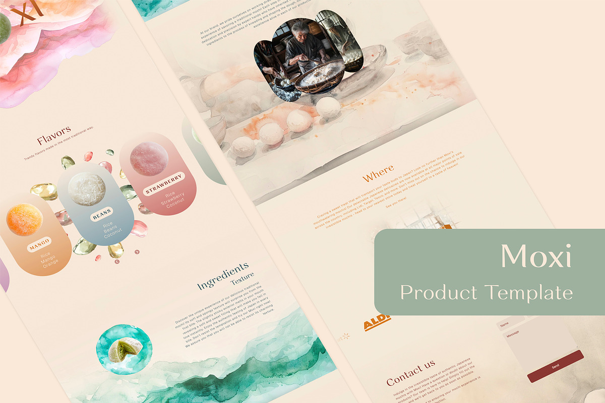 Moxi - Product Template, a Templates & Theme by Salomon Studio (Photo 1 of 7)