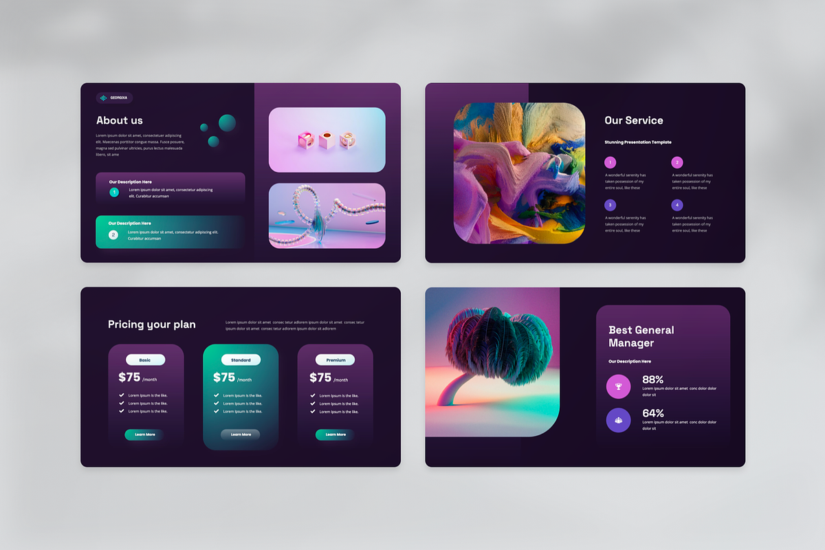 Artificial Intelligence PowerPoint, a Presentation Template by SquidPixey
