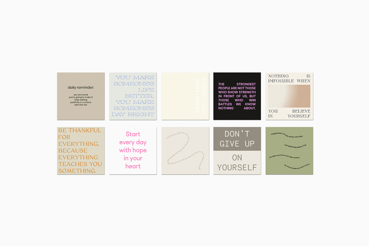 Instagram Social Media Quotes PS, a Social Media Template by Feel This (Photo 13 of 18)