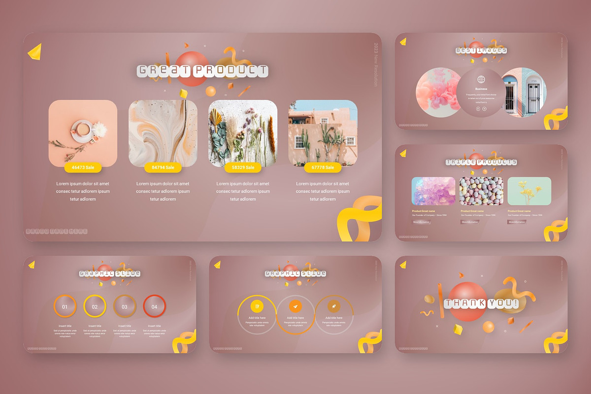 Fluid Pastel Modern Presentation, a Presentation Template by NecrolitSlide (Photo 6 of 9)