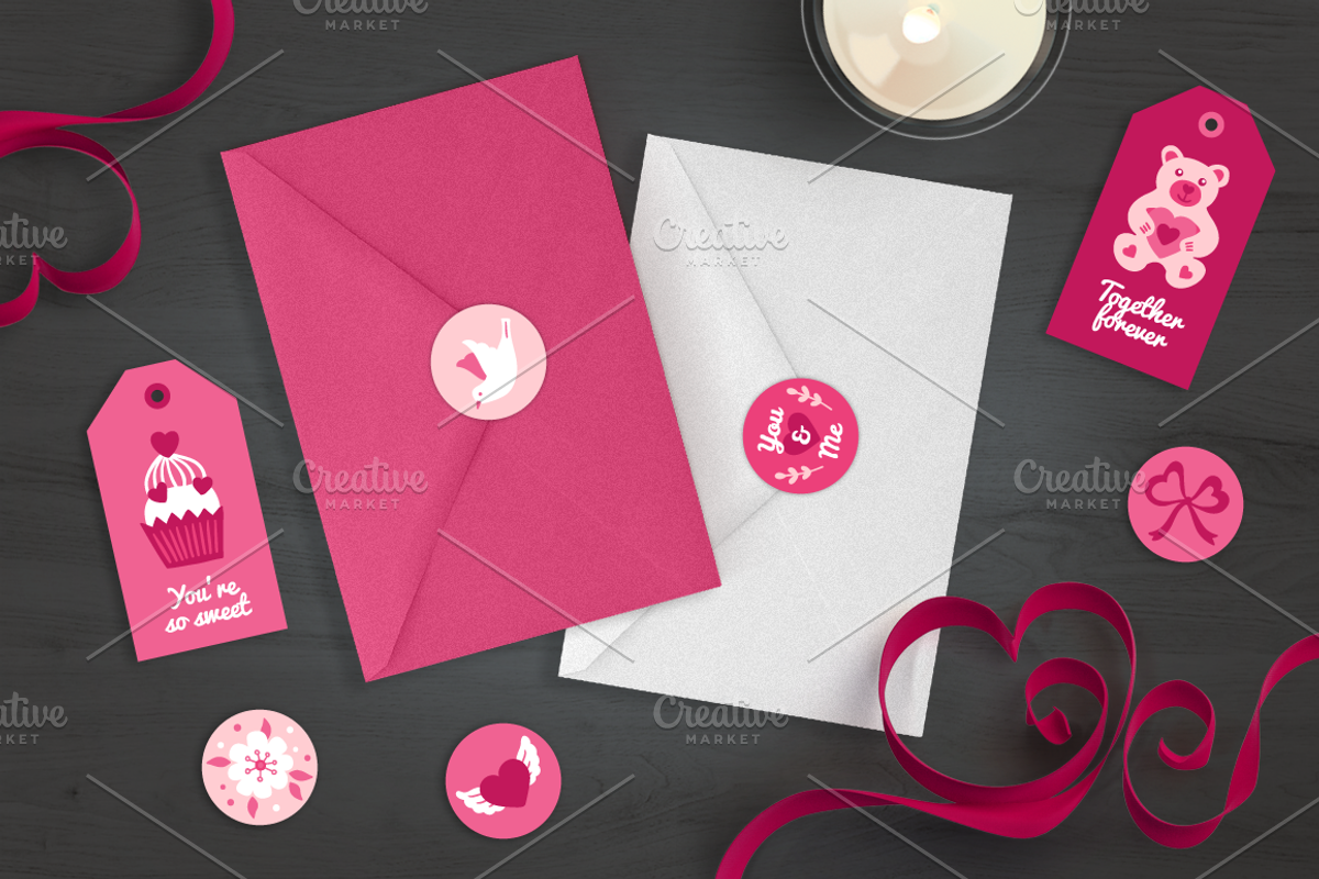 Valentine Elements, a Pattern Graphic by miumiu (Photo 5 of 5)