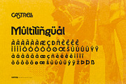 Castrell - 70s Retro Exotic Font, a Sans Serif Font by ikiiko (Thumbnail 7 of 7)