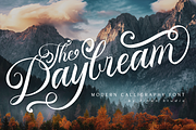 Daybream - Modern Calligraphy Font, a Script Font by Ainun Jinan (Thumbnail 1 of 10)