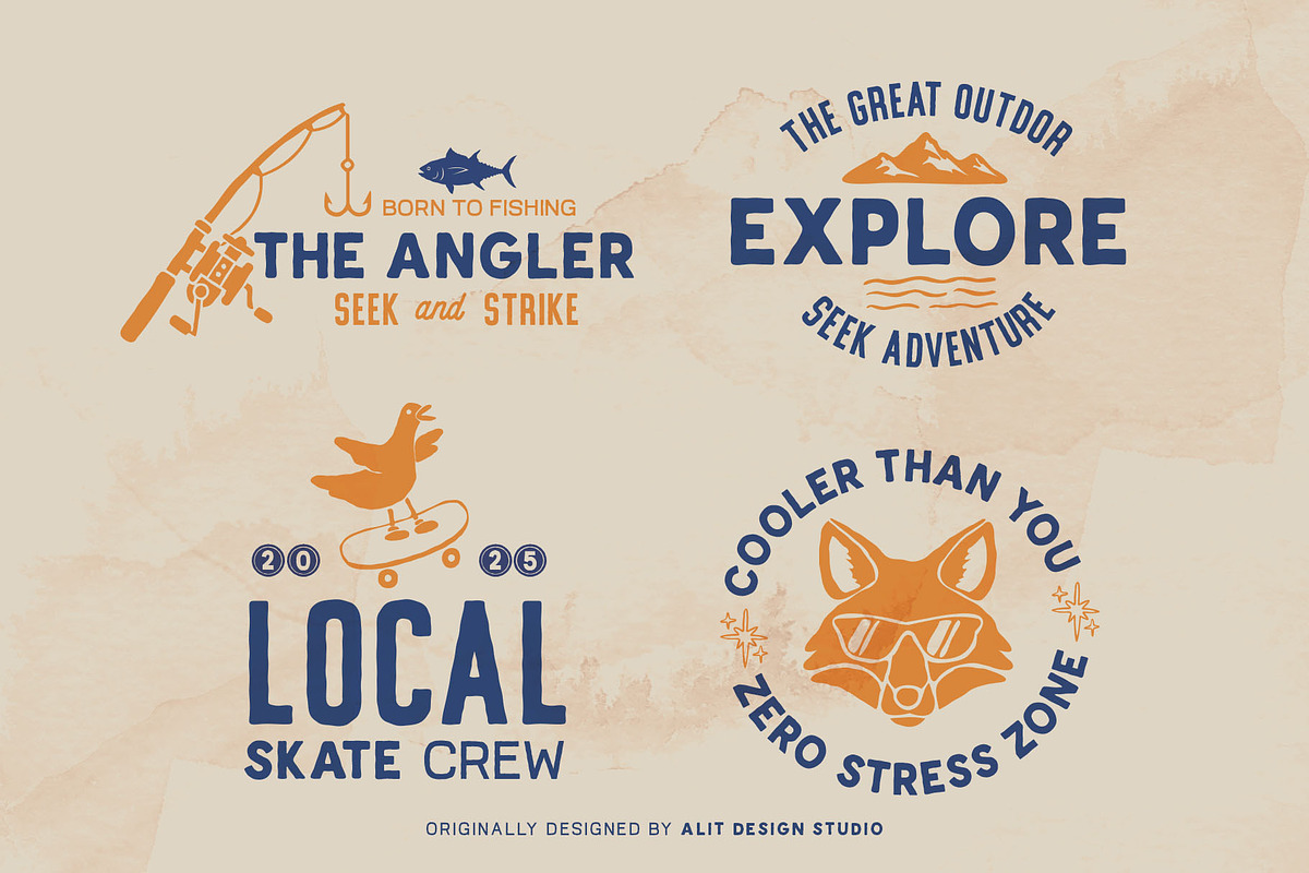 Zesty Spirit Typeface, a Sans Serif Font by alit design (Photo 2 of 17)