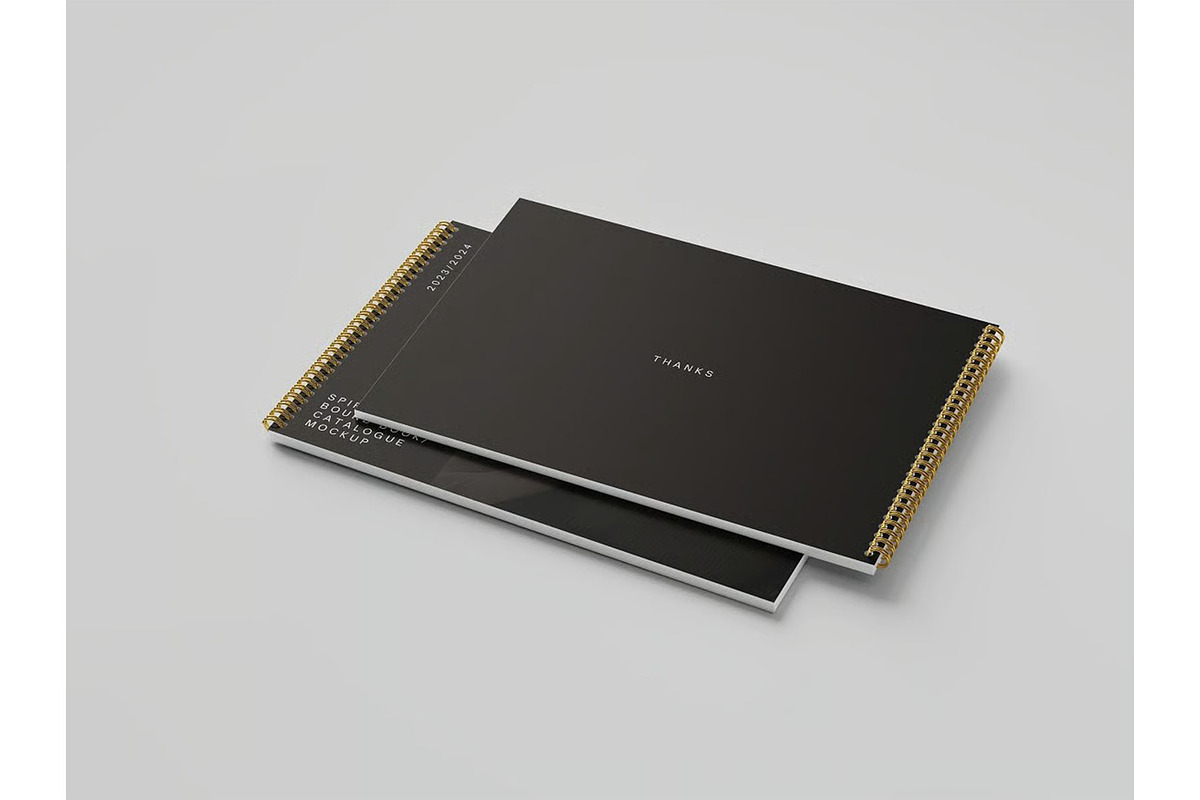Spiral Bound Book / Catalogue Mockup, an Advertising Mockup by zippypixelstudio (Photo 8 of 10)